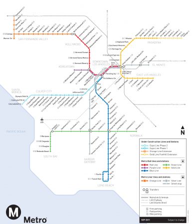 Plan de Métro de Los Angeles