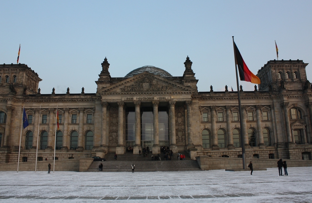 Le palais du Reichstag à Berlin