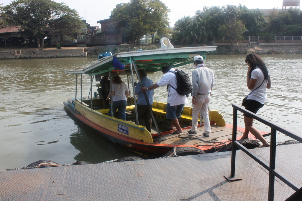 Ayutthaya la traversée en bateau