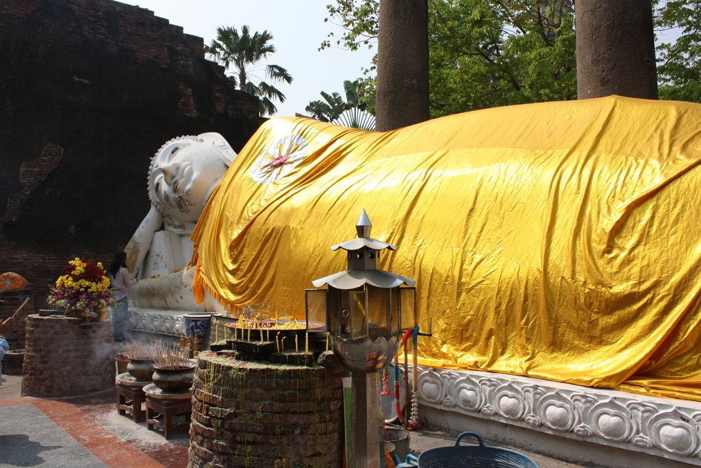 Wat Yai Chai Mongkol à Ayutthaya