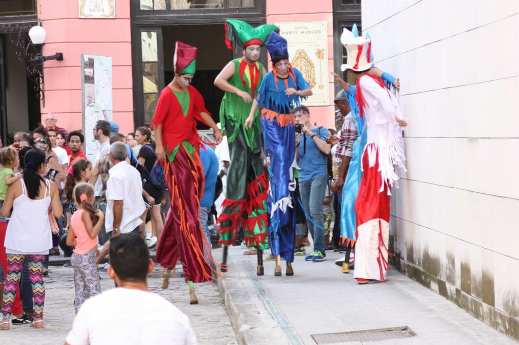 Calle Obispo à Cuba