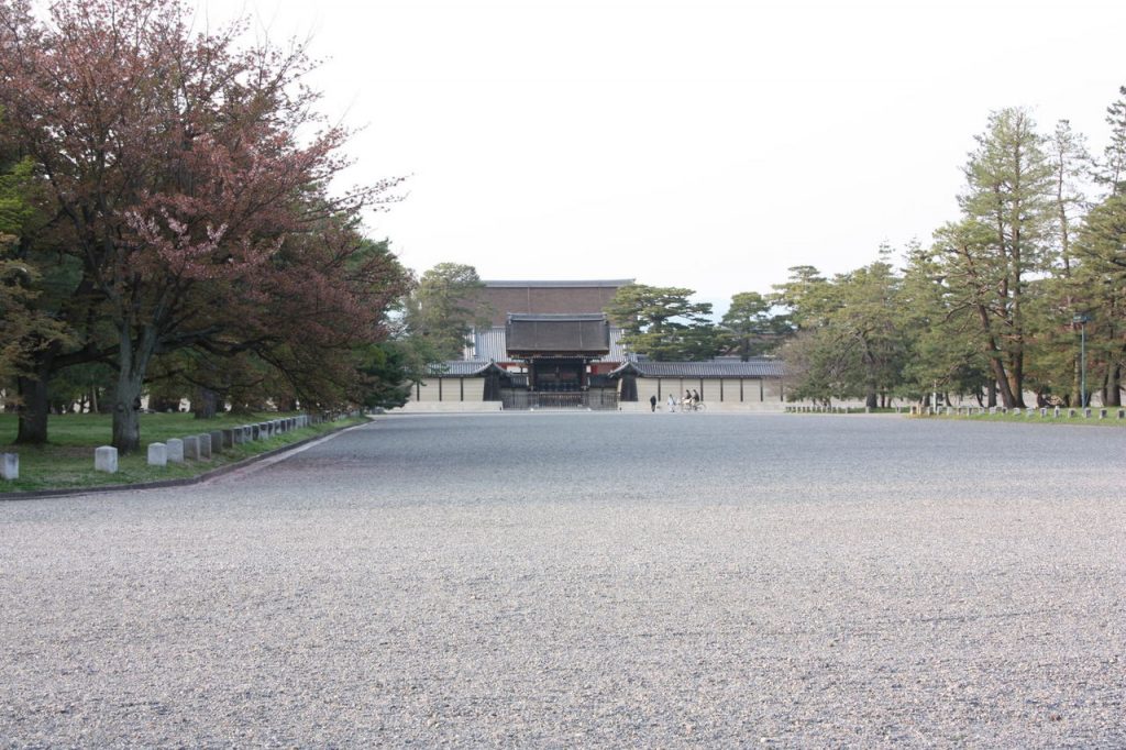 Les jardins du Palais Impérial de Kyoto au Japon