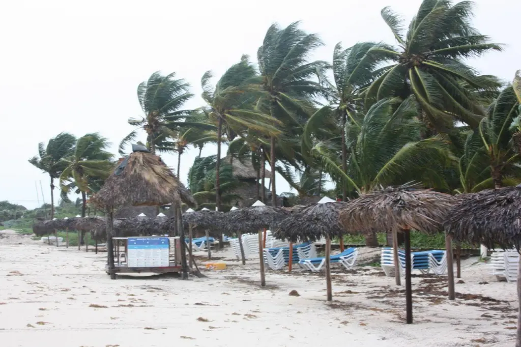 Tempête tropicale à Cayo Coco