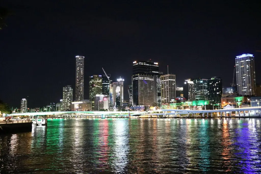 Skyline de Brisbane depuis South Bank