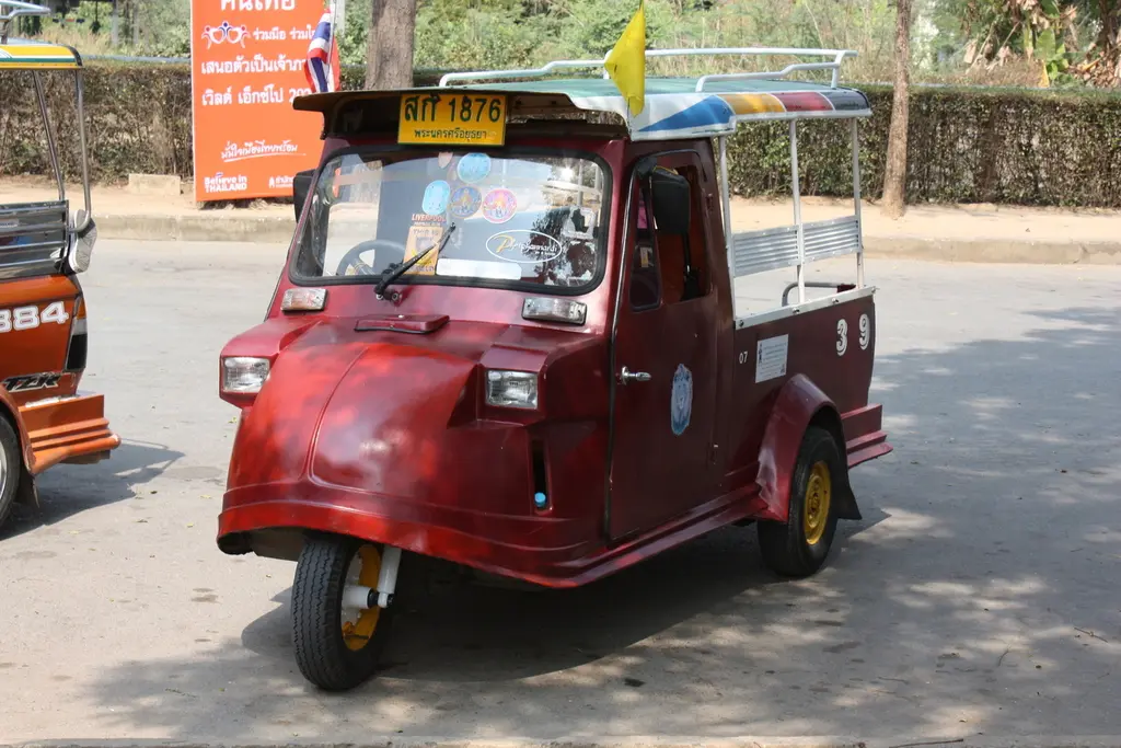 Tuk-tuk à Ayutthaya