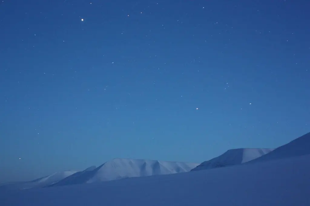 Randonnée en raquettes dans les montagnes du Svalbard