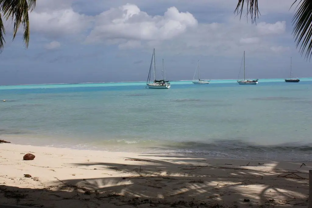 Plage de Matira à Bora Bora