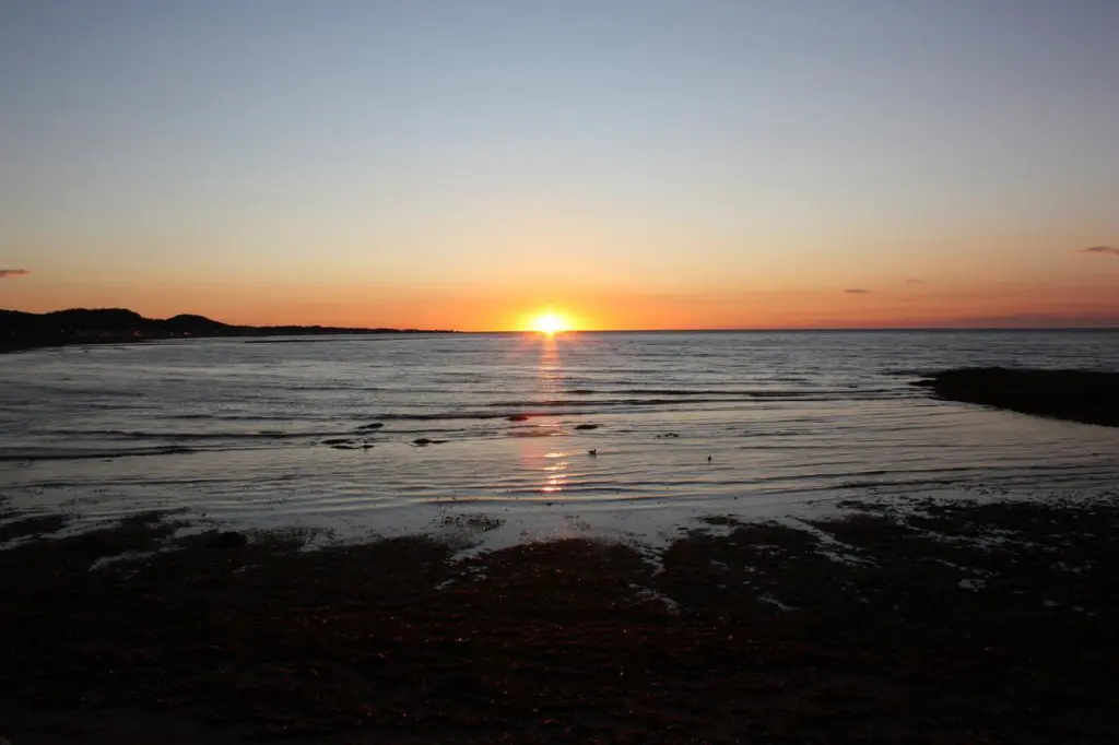 Coucher de soleil à Sainte-Anne-des-Monts