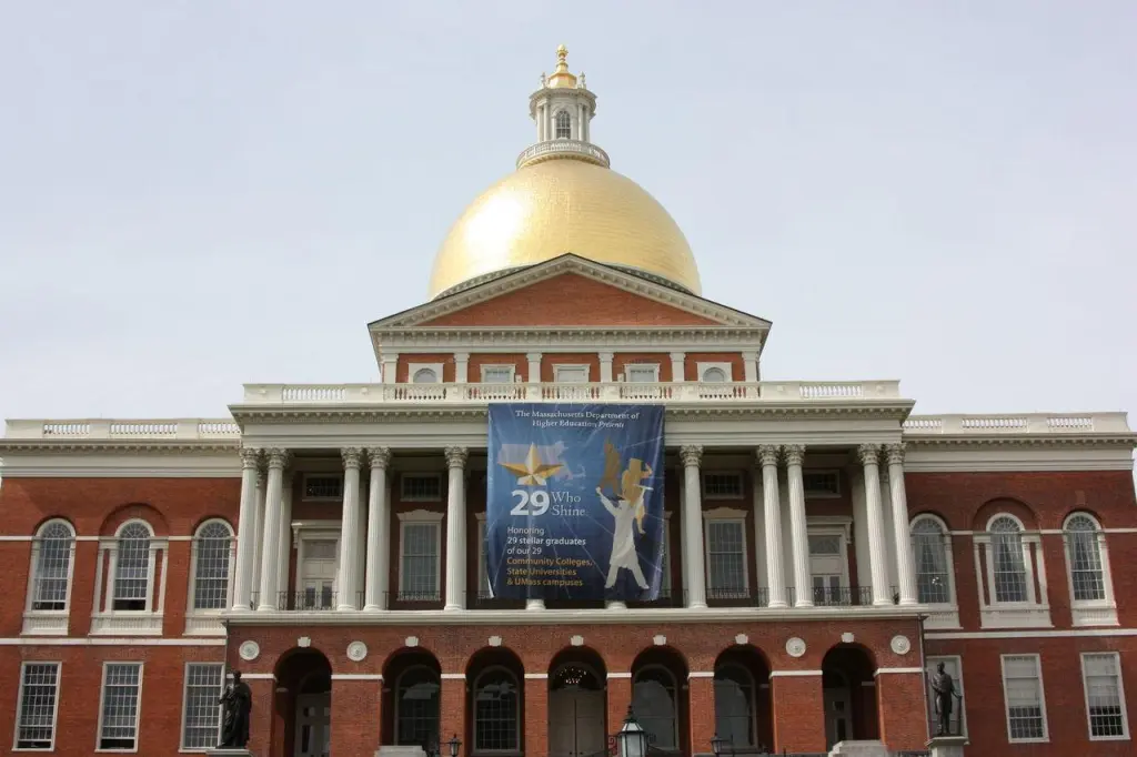 Massachusetts State House à Boston