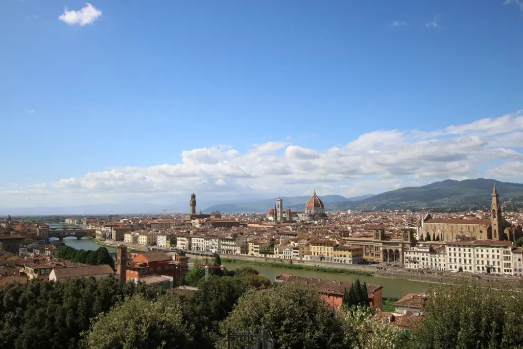 Vue sur Florence depuis le Piazzale Michelangelo