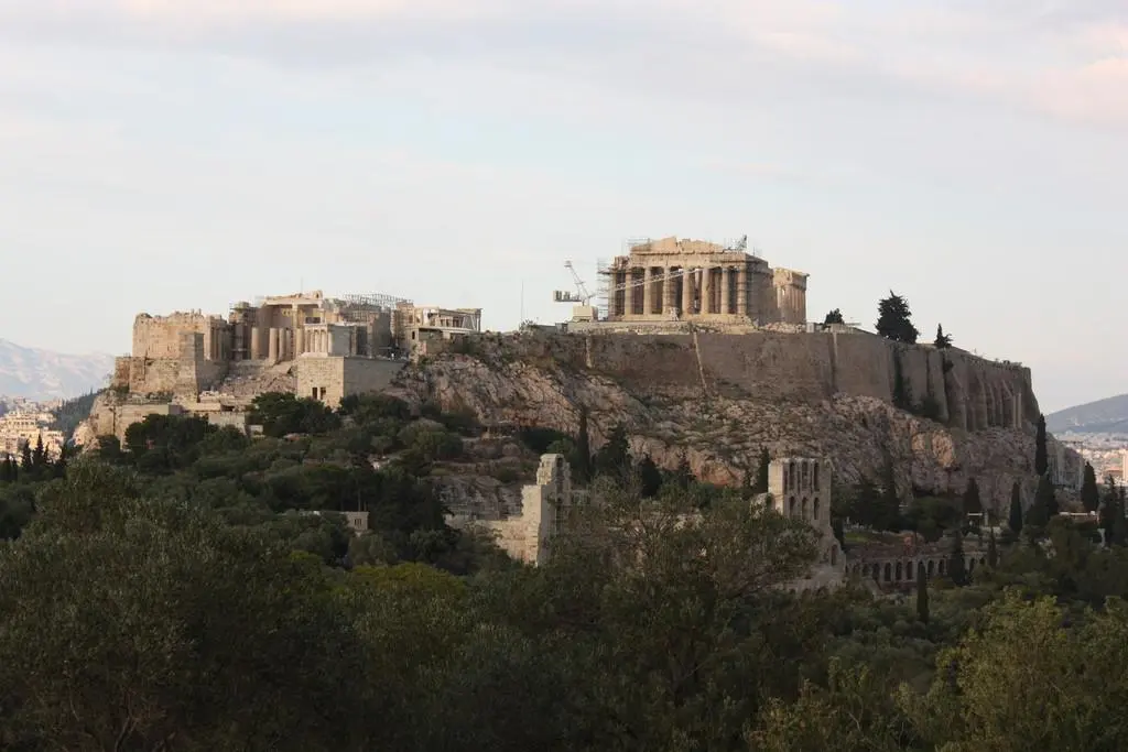 Vue sur Athènes depuis l’Acropole