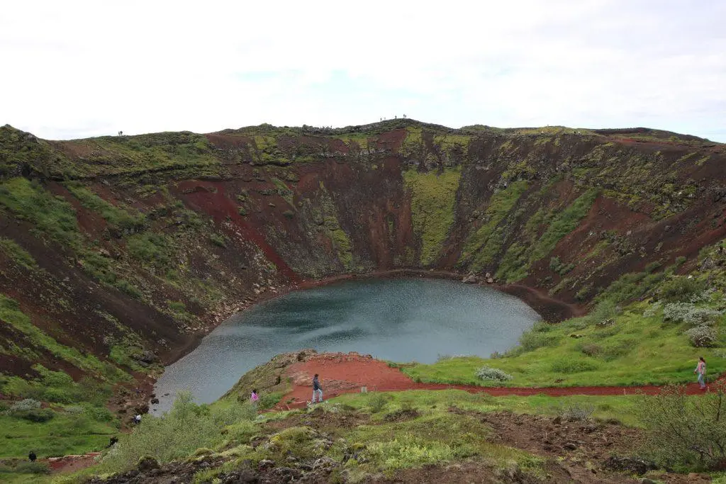 Le lac de Kerið