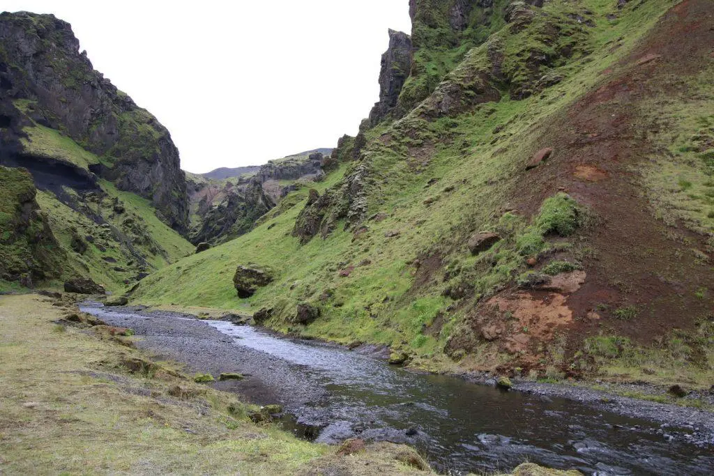 Route vers Þakgil