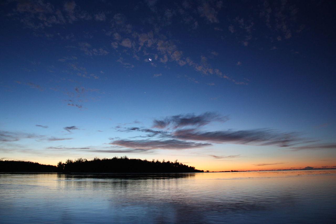 Coucher de soleil à Moorea