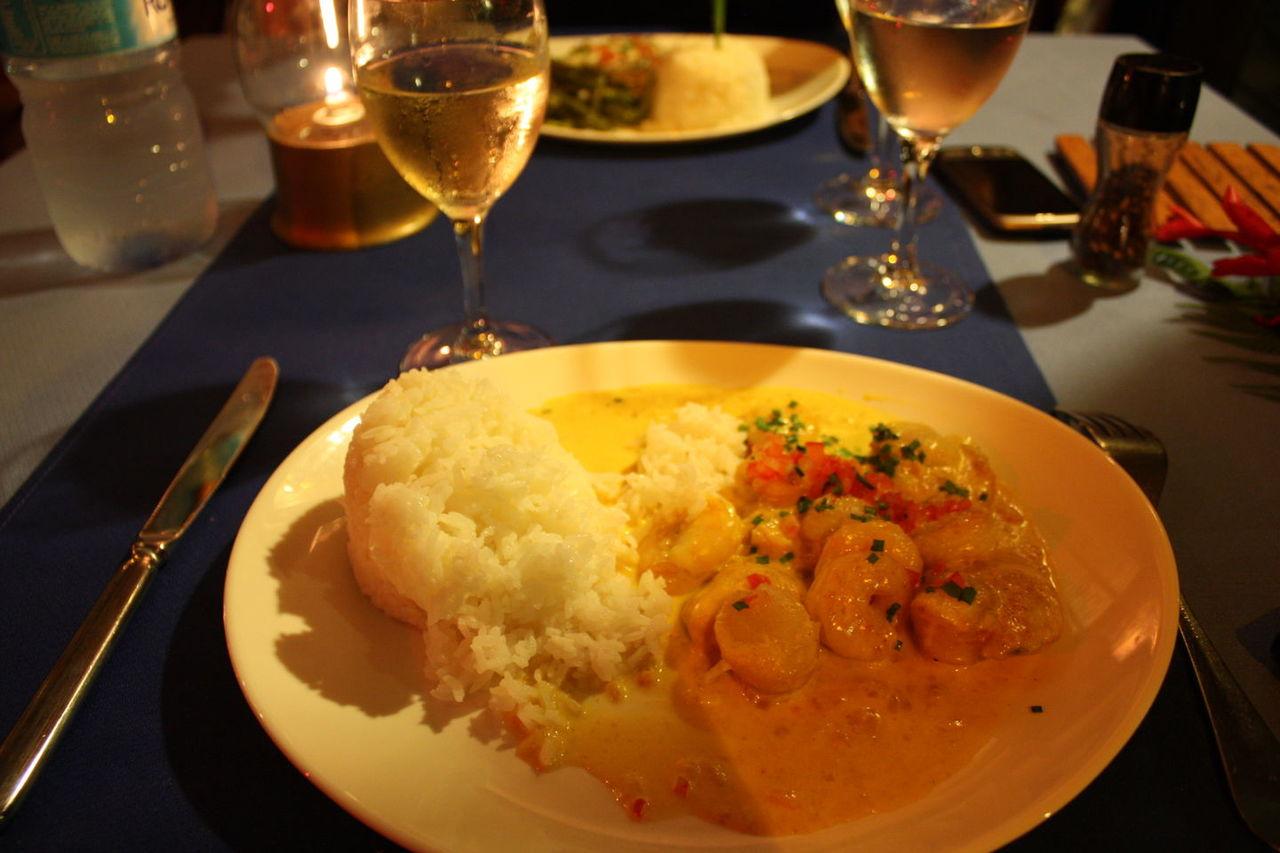 Terrasse du restaurant des Tipaniers à Moorea