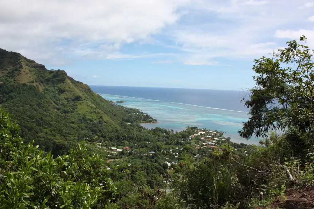 Vue sur le lagon de Moorea