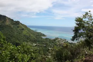 Vue sur le lagon de Moorea
