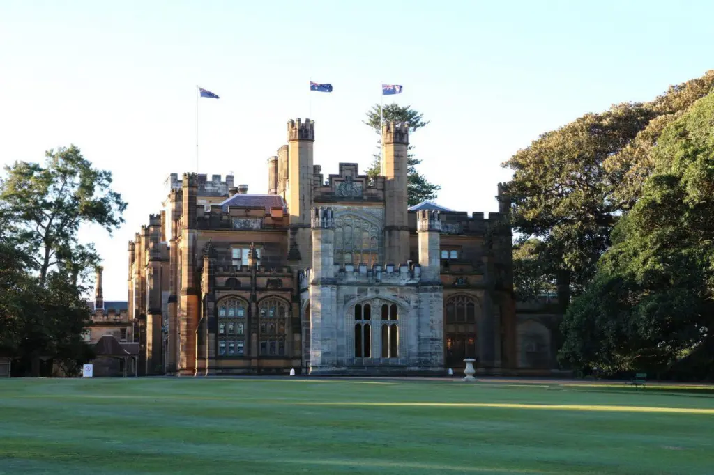 Government House dans le Royal Botanic Garden de Sydney