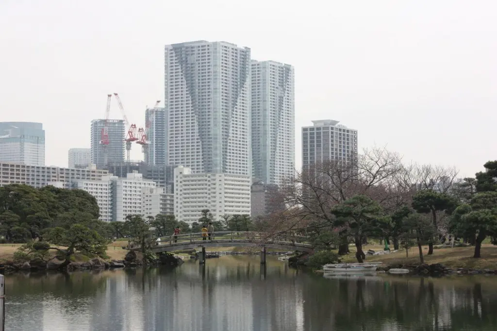 Jardin de Hama-rikyu à Tokyo