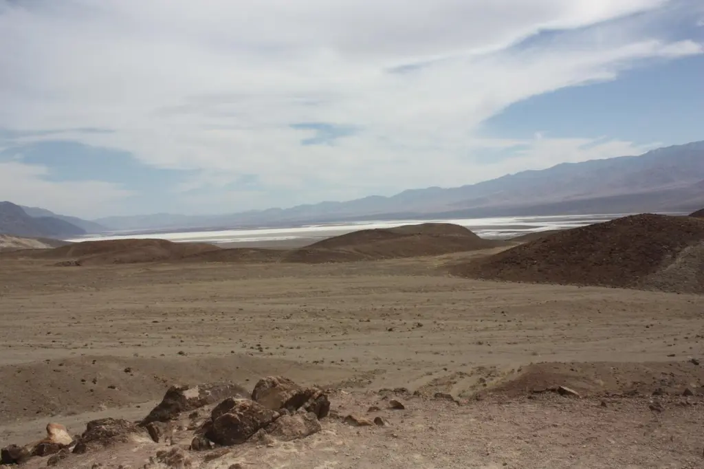 Étendue minérale dans la Death Valley
