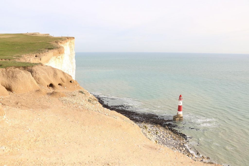 Vue sur les falaises de Beachy Head