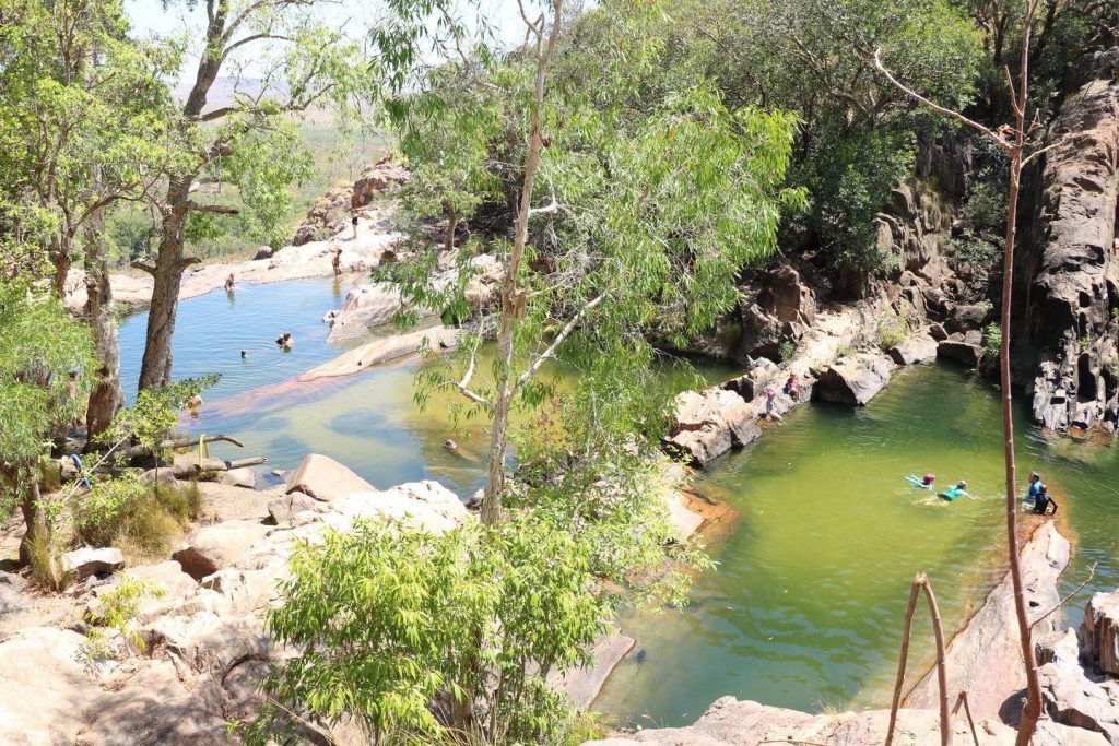 Baignade à Gunlom