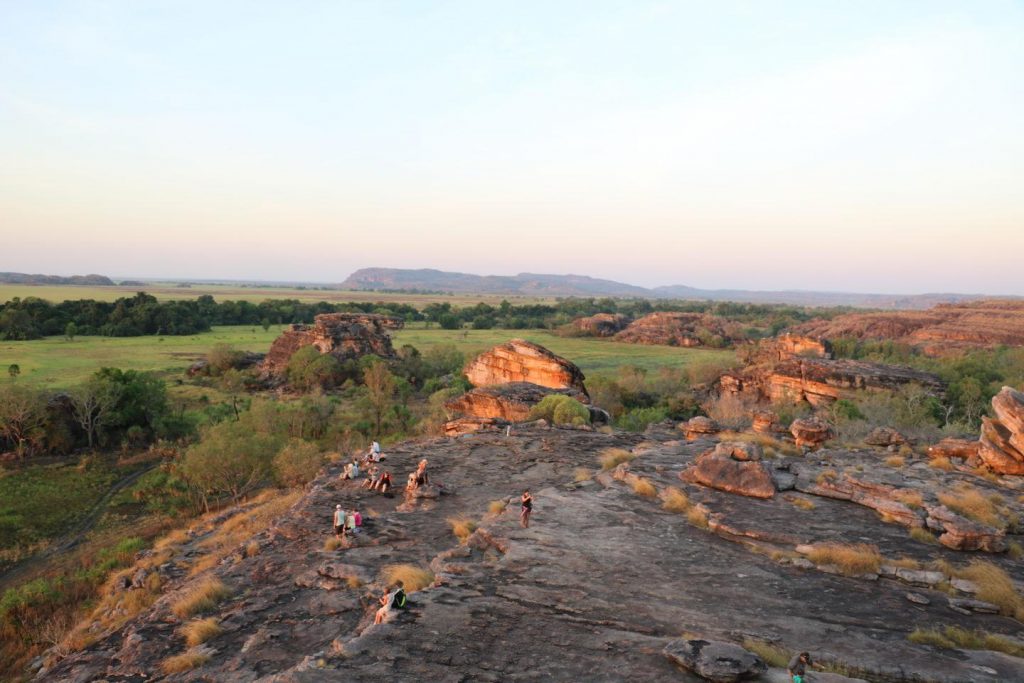 Coucher de soleil à Ubirr