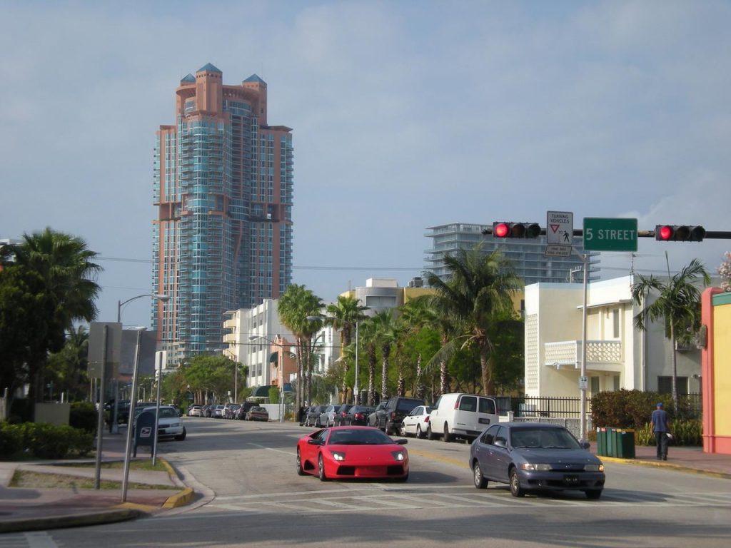 Facades Art deco a Miami Beach