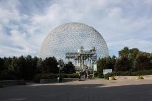 La Biosphère dans le parc Jean-Drapeau à Montréal