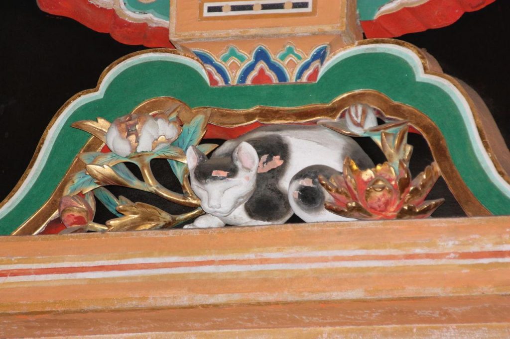 Le chat qui dort du sanctuaire Tōshō-gū à Nikko
