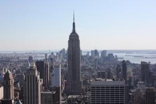 Vue depuis l'Empire State Building à New York