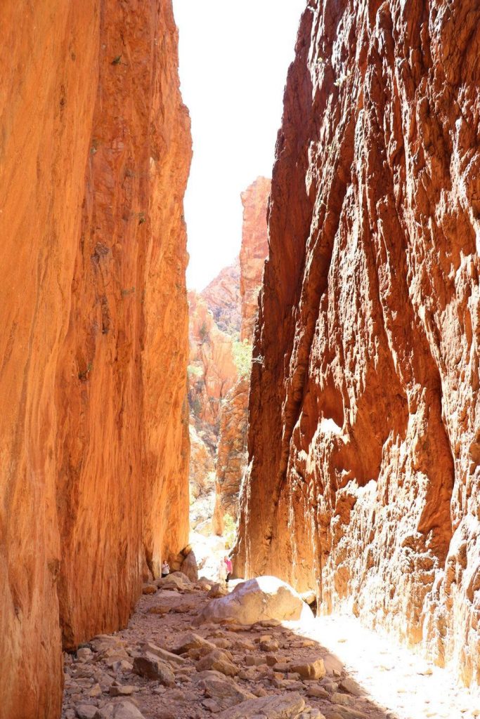 Faille rocheuse de Standley Chasm dans le Red Centre
