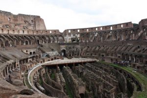 Le Colisée de Rome vu de l'extérieur