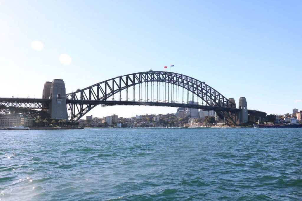 Vue sur le Harbour Bridge de Sydney