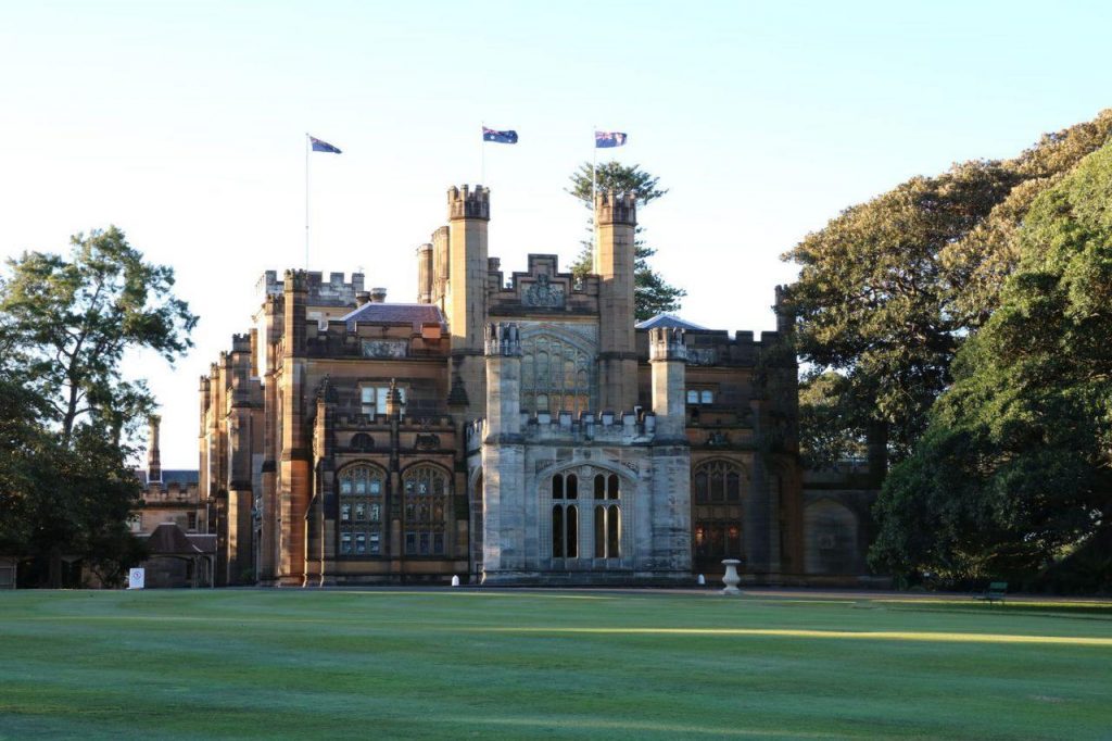 Government House dans le Royal Botanic Garden de Sydney