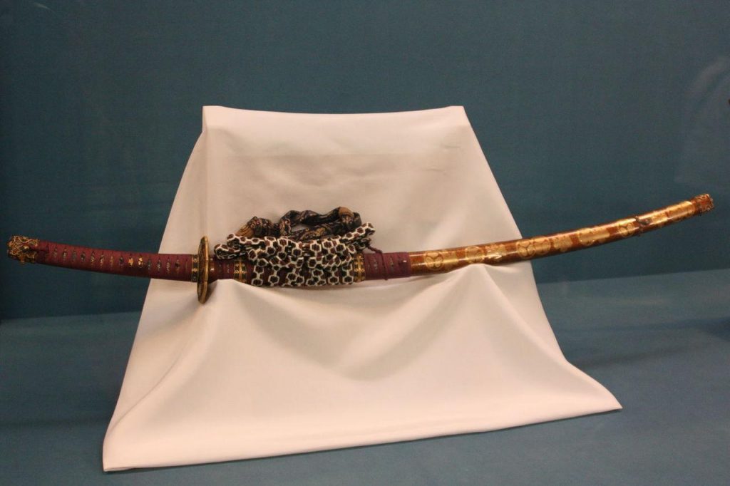 Sabre exposé au Musée national de Tokyo