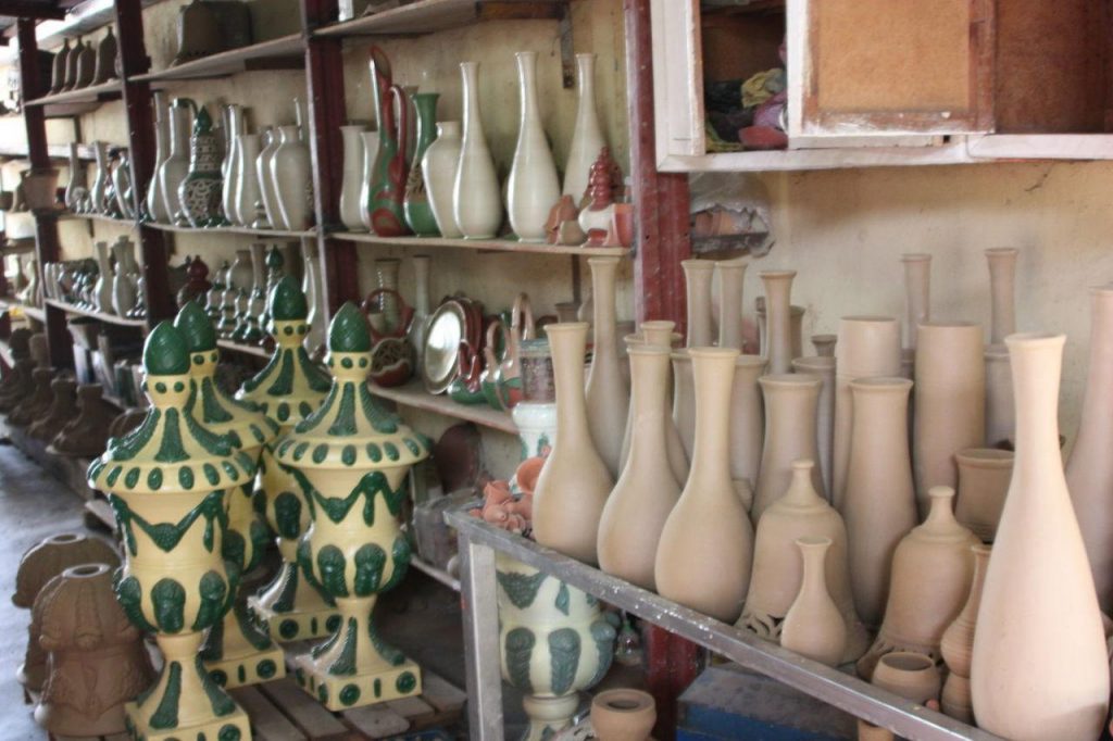 Pièces de céramique artisanale à Trinidad