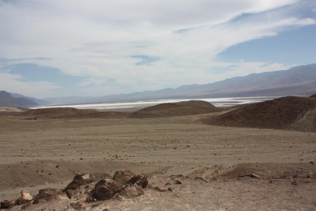 Étendue minérale dans la Death Valley