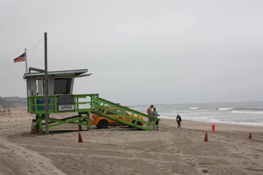 Plage de Malibu sur la côte Pacifique