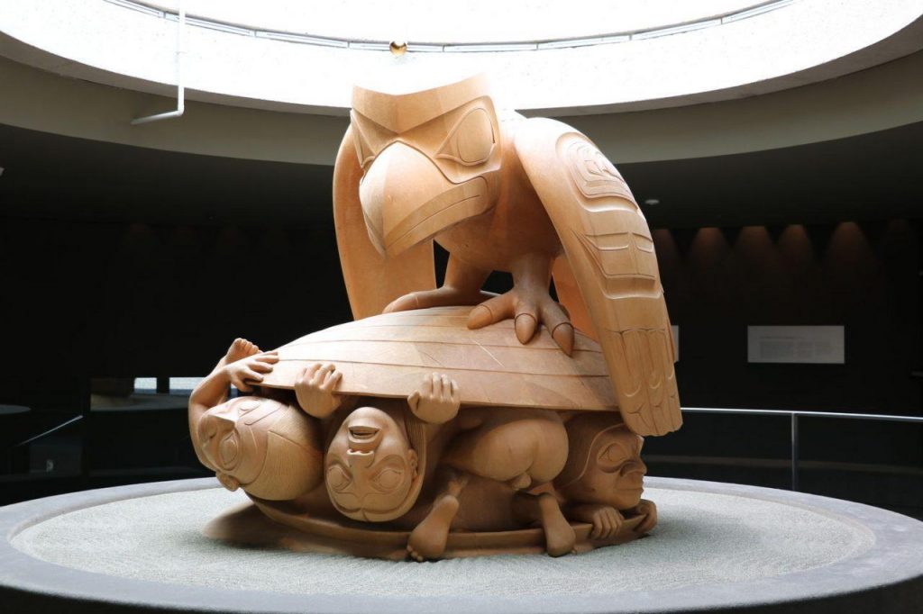 Grande salle du Museum of Anthropology à Vancouver