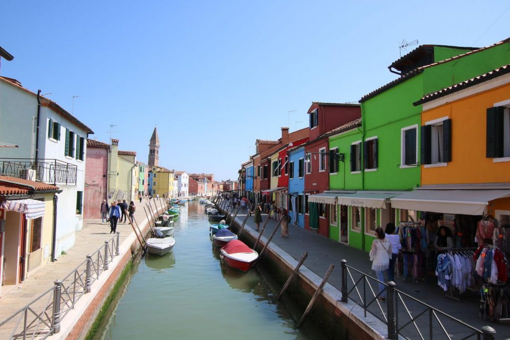 Maisons colorées à Burano