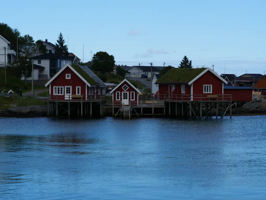 Cabane de pêcheur à Reine dans les îles Lofoten