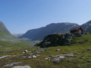 Petite cabane sur la route vers Geiranger