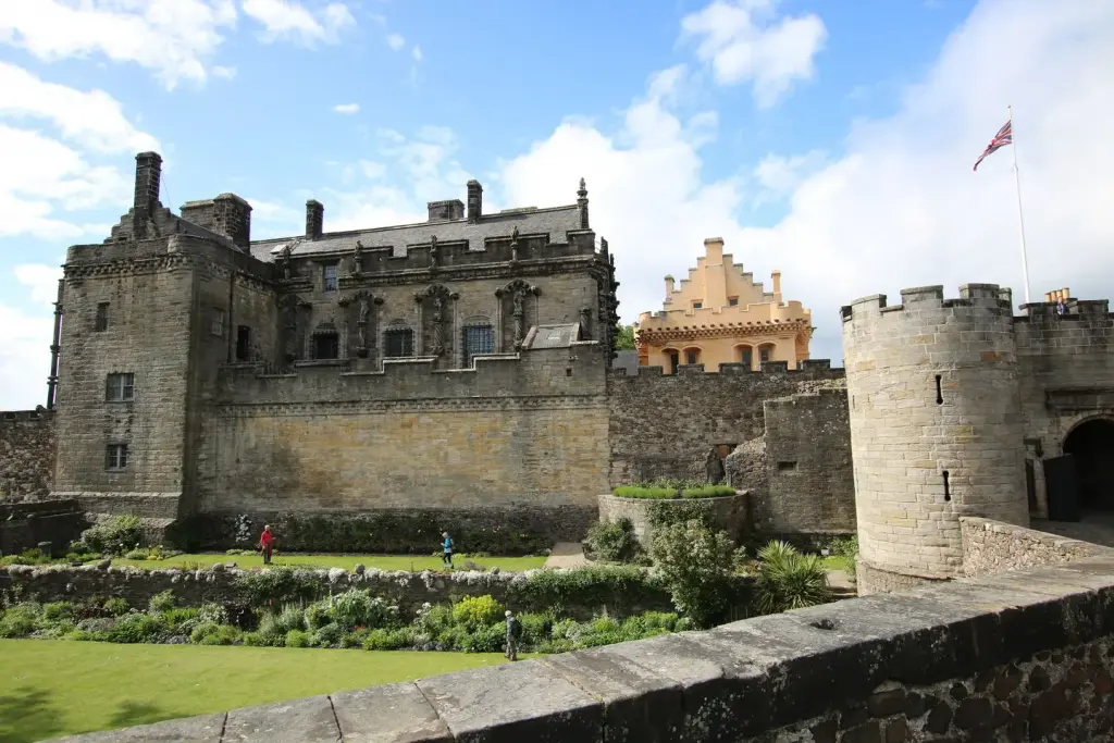 Cour intérieure et bâtiments du château de Stirling