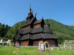 Église en bois de Borgund Stavkyrkje en Norvège