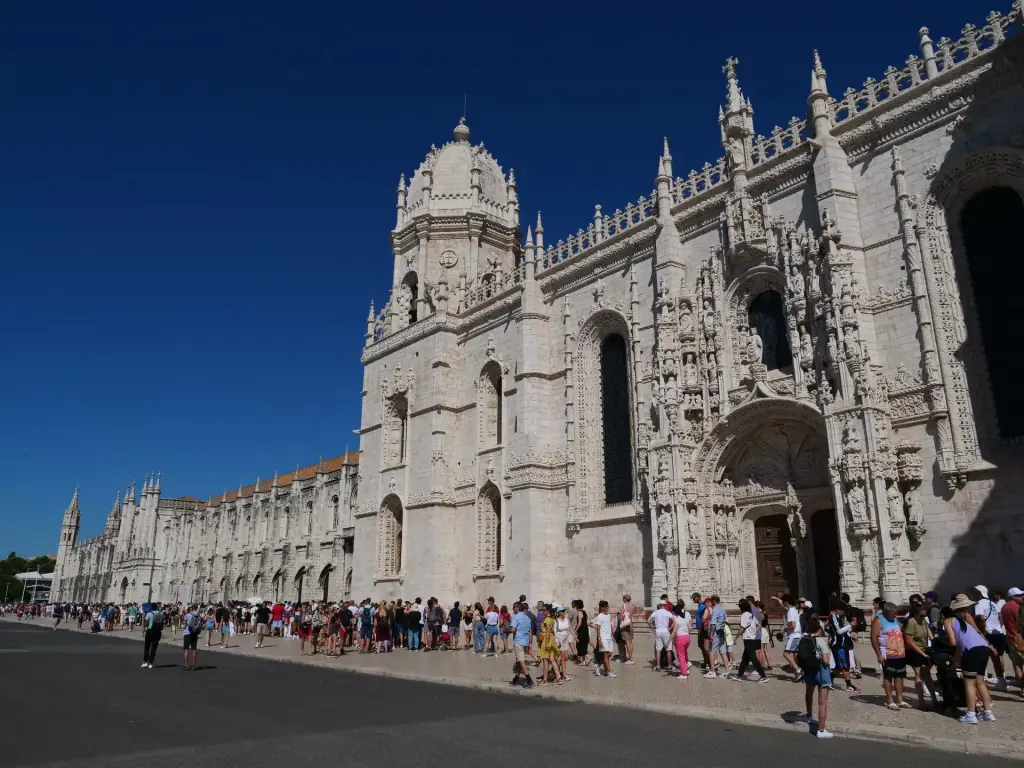 Façade du monastère des Hiéronymites à Belém