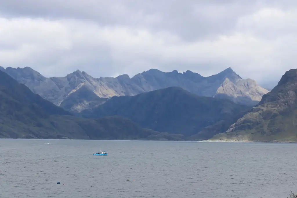 Montagnes des Cuillin observées depuis Elgol sur l'île de Skye