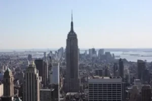 Vue depuis l'Empire State Building à New York