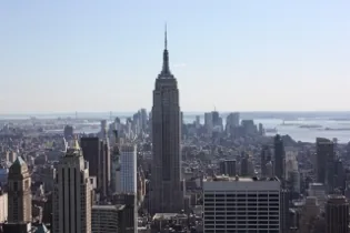 Vue depuis l'Empire State Building à New York