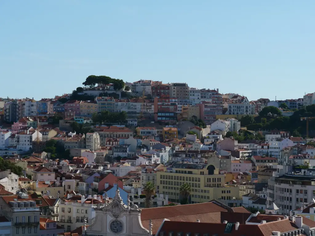 Panorama sur les collines et les quartiers de Lisbonne
